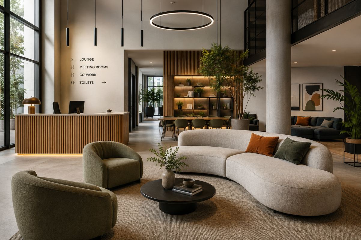 Indretning af lounge-, receptions- og fællesområder 1 Indretning af lounge-, receptions- og fællesområder
