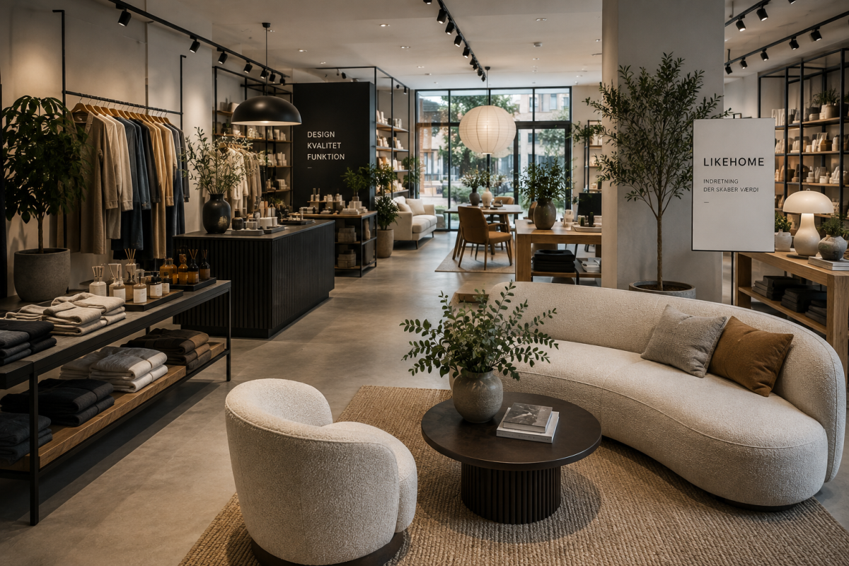 Indretning af butikker og showrooms 1 Indretning af butikker og showrooms