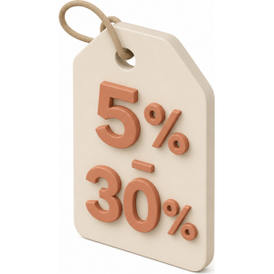 5%-30% rabatter