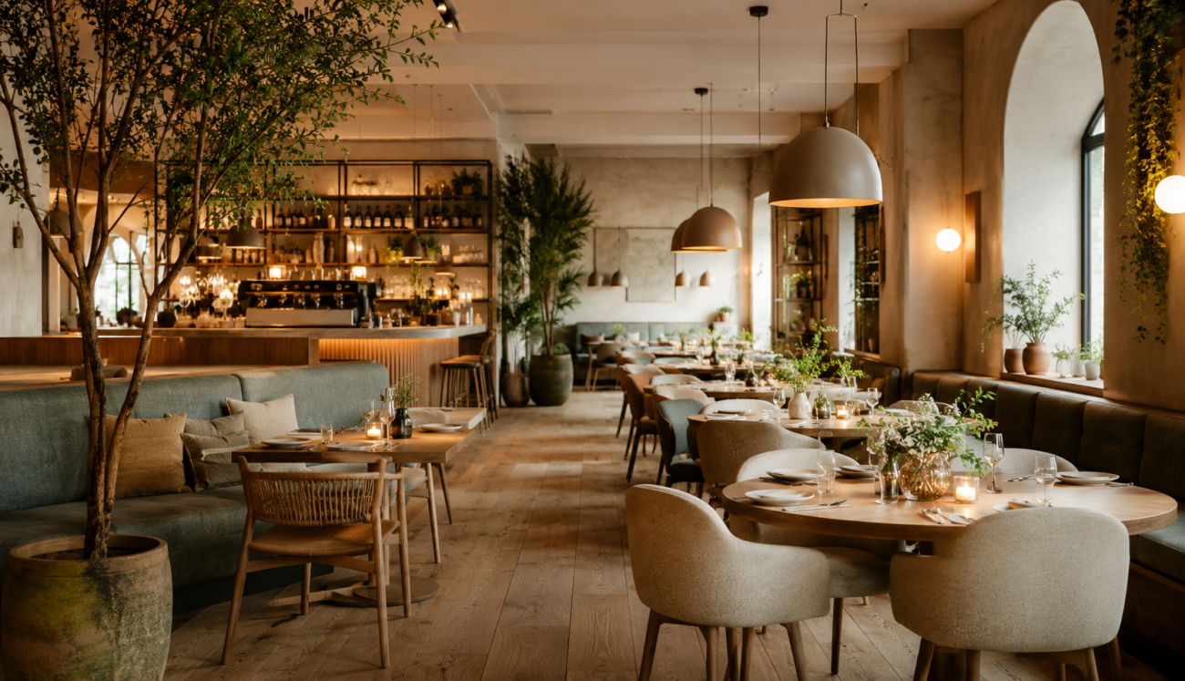 Indretning af restauranter og caféer 1 Indretning af restauranter og caféer