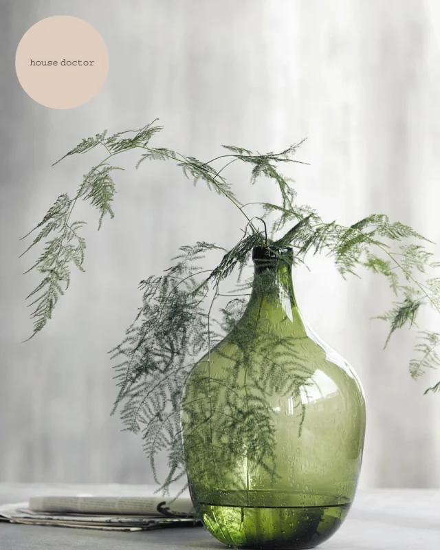 Fineste Rec vase i lysegrøn fra House Doctor 💚