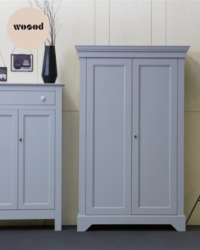 Fineste Isabel skab i grå fra Wood 🩶
