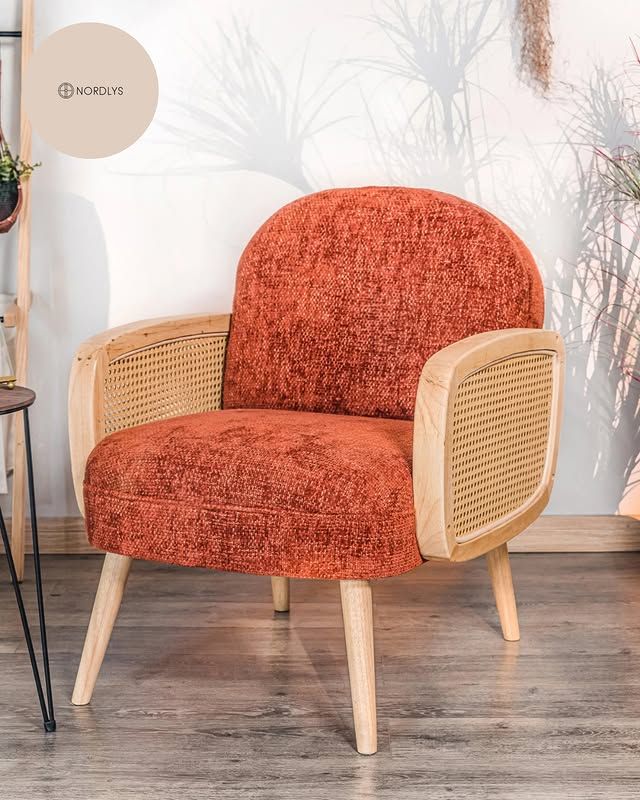 Calvi loungestol fra det nye brand Nordlys Furniture 🧡