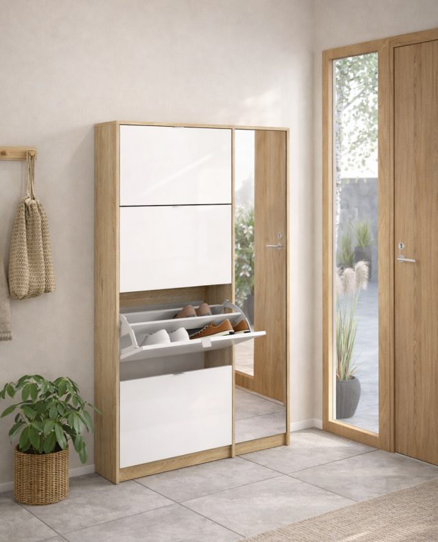 ❗️Kampagne med 15% på Vesterholm❗️⁠
⁠
Havn skoskabet kombinerer stil og funktion med et indbygget spejl 🤍⁠
Perfekt til entréen, hvor du både får praktisk opbevaring og mulighed for et sidste tjek inden du går ud ad døren.⁠
⁠
Et moderne og lyst udtryk med varme trætoner og elegante fronter.⁠
⁠
Kampagnen gælder til 30/3 ✨⁠
⁠
Find Havn skoskabet på likehome.dk ✨⁠
⁠
⁠
#entréinspiration #entréindretning #opbevaring #nordicentry #spejldesign #boliginspiration #hjemmedetaljer #skandinaviskdesign #entréstyle #velkommenhjem