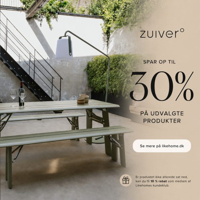 ✨ Spar op til 30 % på udvalgte produkter fra Zuiver ✨⁠
⁠
Avenue bænkesættet kombinerer et enkelt design med smukt fyrretræ og skaber de perfekte rammer til alt fra morgenkaffen til lange sommeraftener med familie og venner 🌿🤍⁠
⁠
Se mere på likehome.dk ✨⁠
⁠
🤍 Er produktet ikke allerede sat ned, får du 10 % rabat som medlem af Likehomes kundeklub.⁠
⁠
#zuiver #kampagne #terrasse #havemøbler #bænkesæt #udendørsmøbler #boliginspiration #likehome