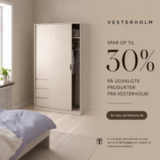 Garderobeskab fra Vesterholm